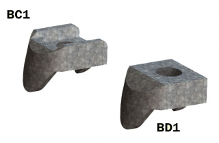 BeamClamp Components Type BC1 and BD1