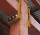 BoxBolts to secure tubular frame on Hospital Building